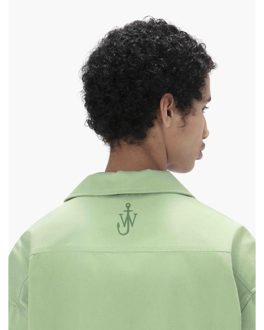 J.W. Anderson Green Jw Anderson Pol Anglada Print Short-Sleeved Shirt for men