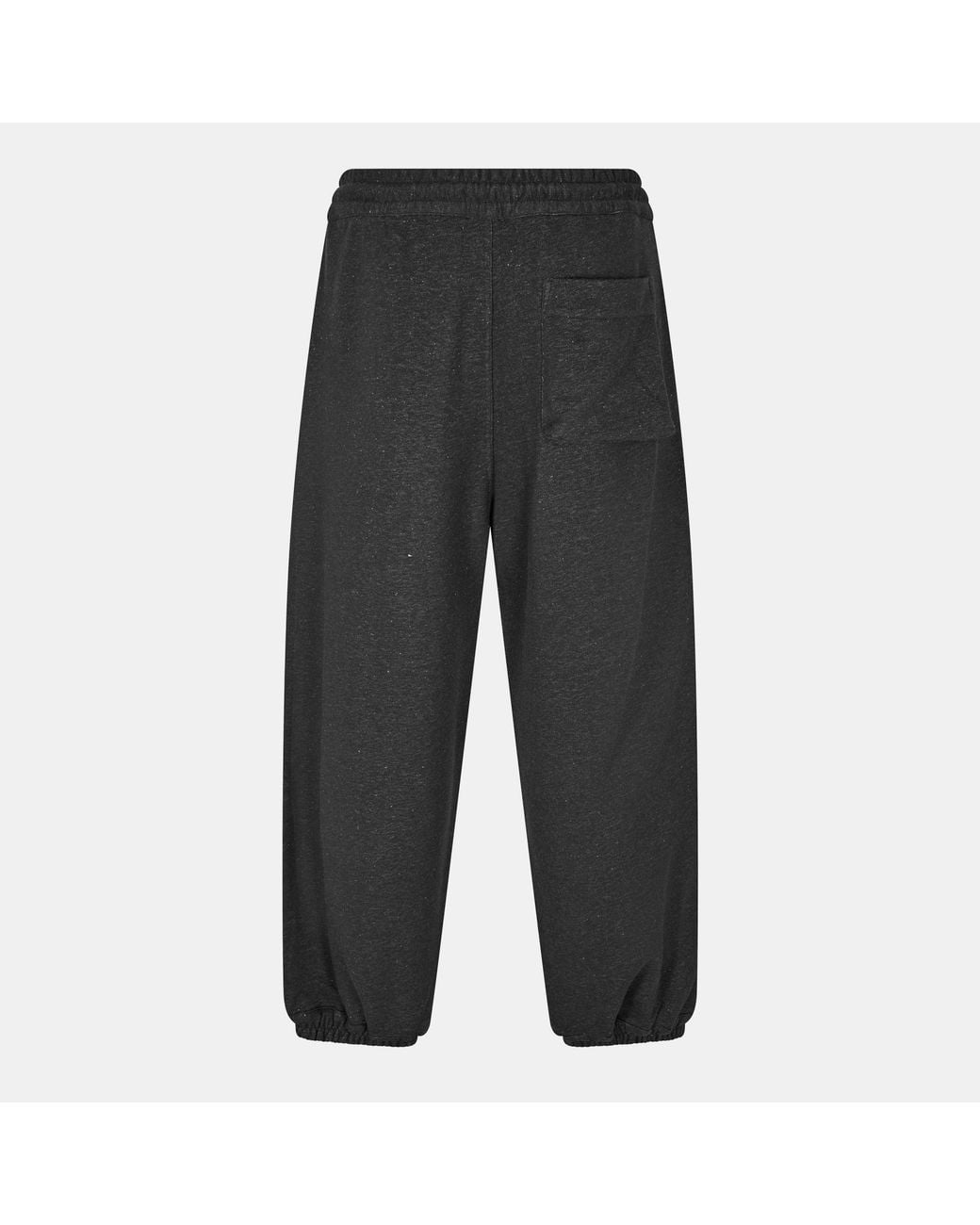 Vivienne Westwood Black Fleece-Lined Cuffed Jogger Sports Pants for men