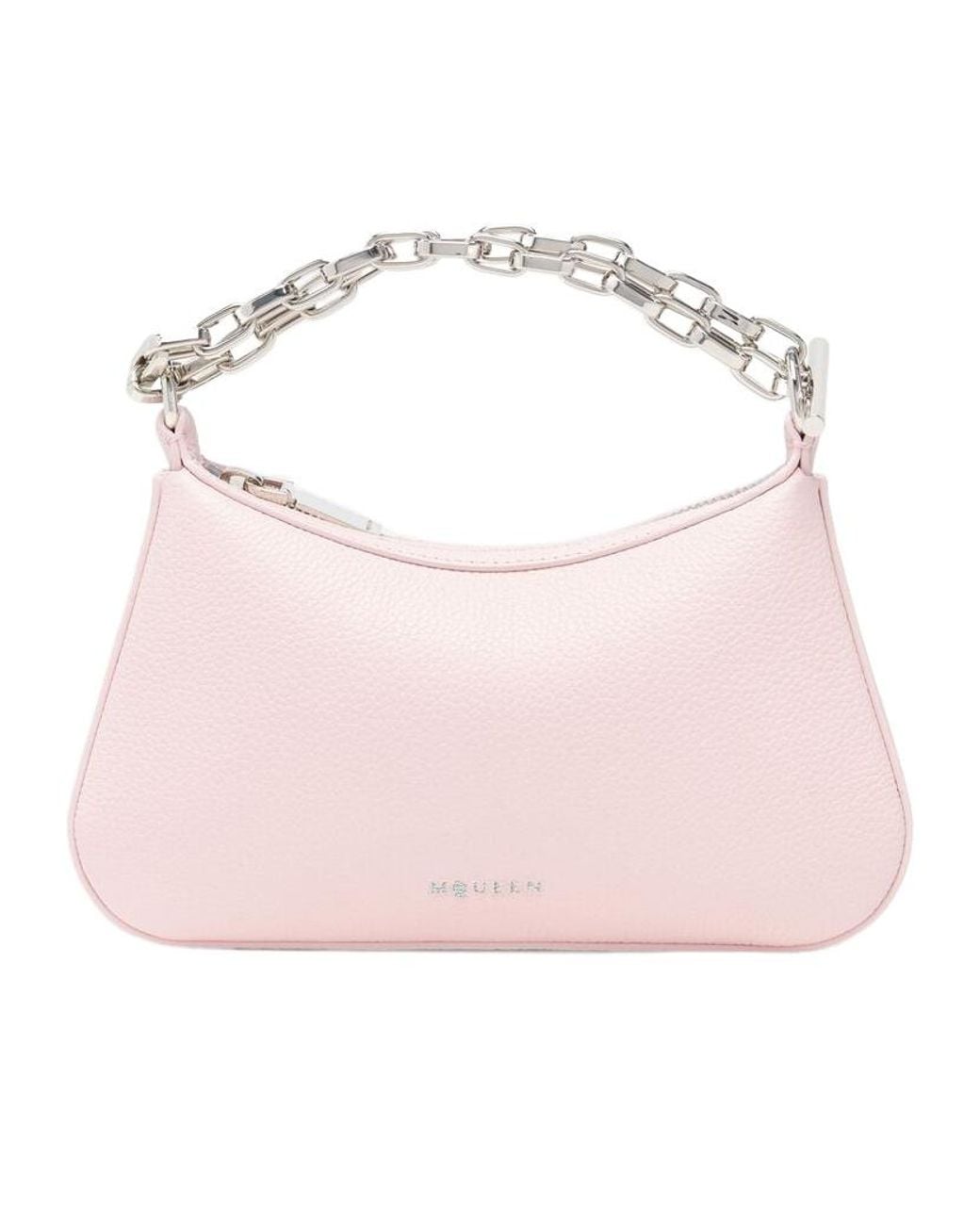 McQueen Pink アレキサンダーマックイーンのミニTバーポーチバッグ