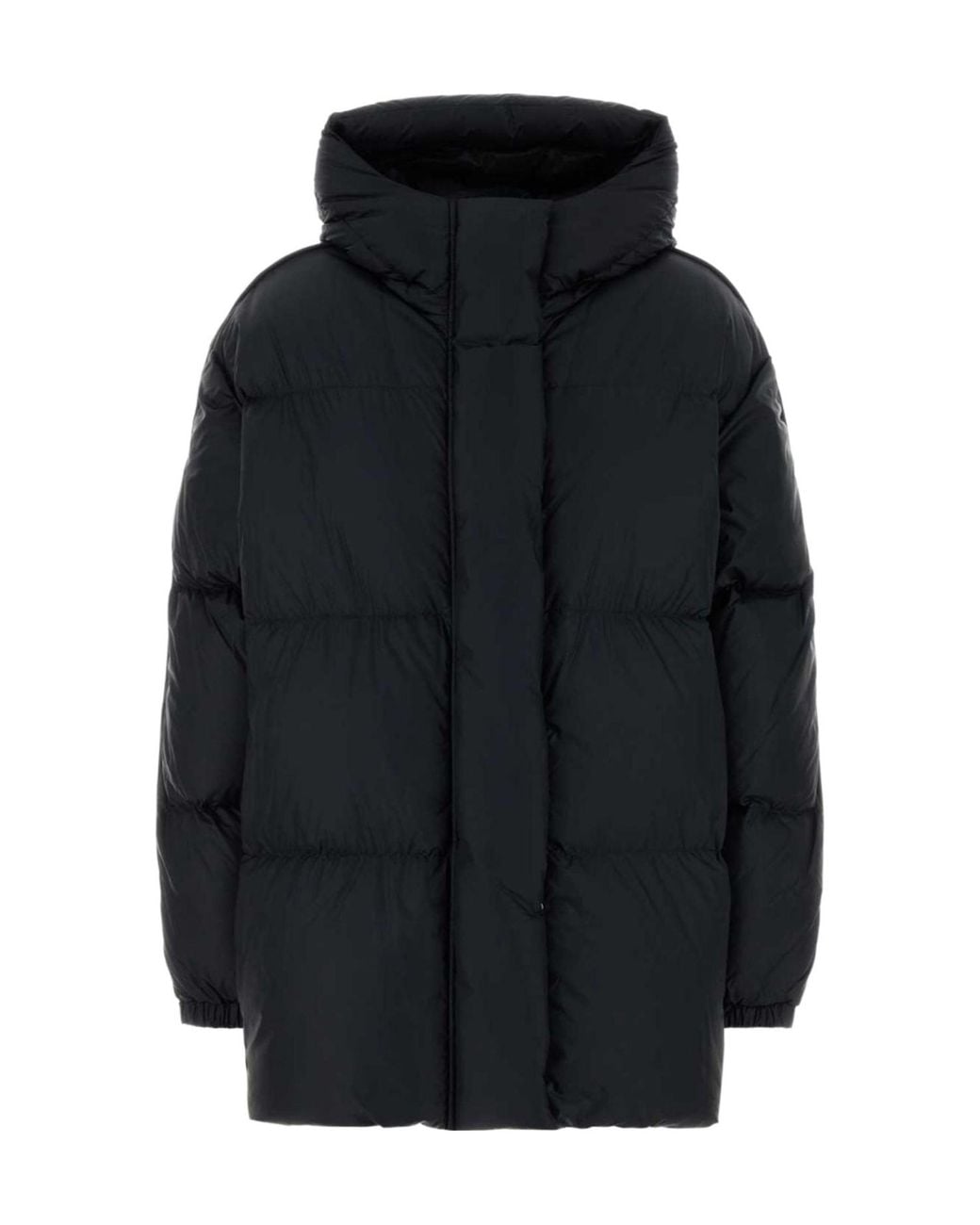 Herno Blue Laminar Long Hooded Down Jacket