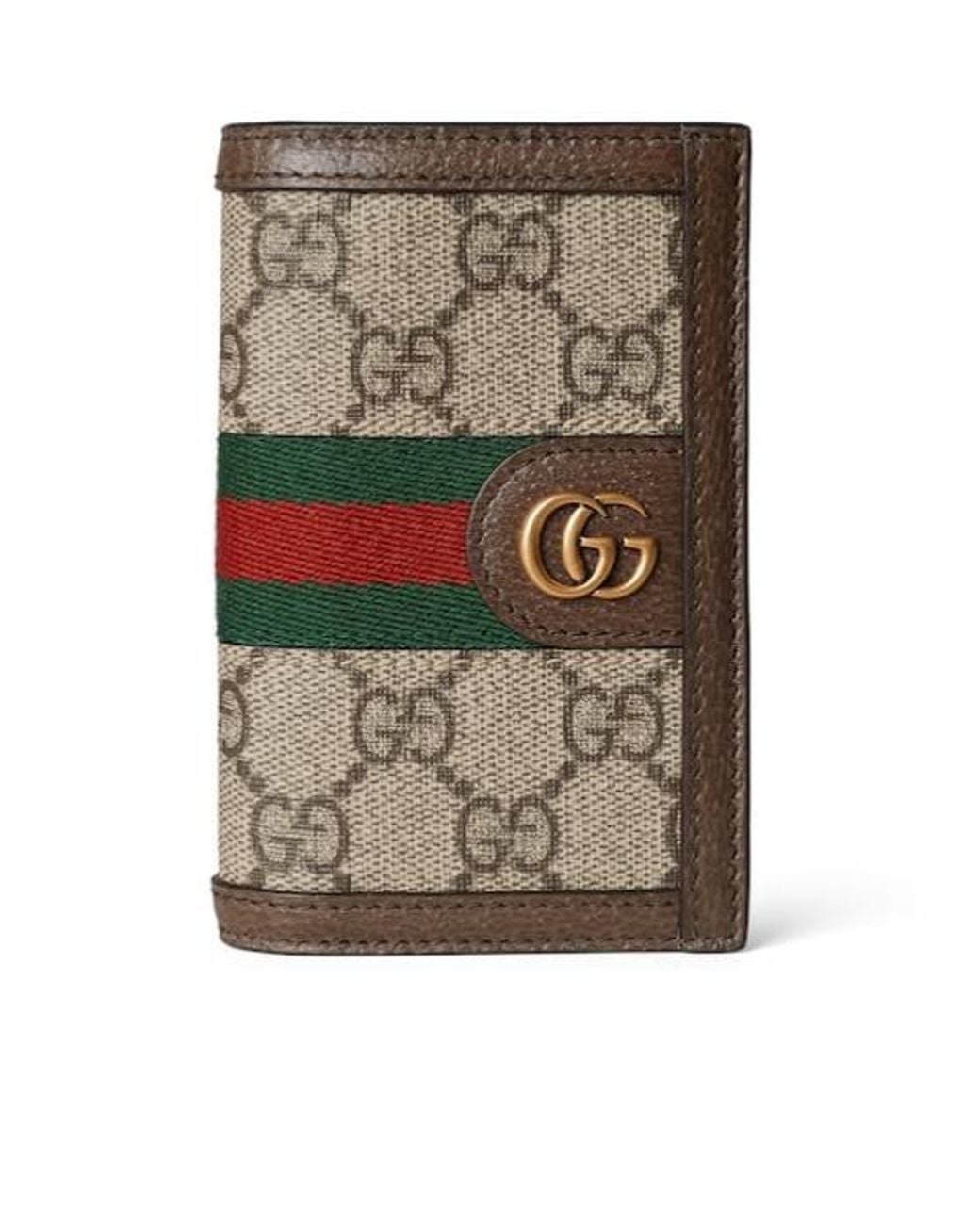 Gucci Gray Ophidia Gg Card Case for men