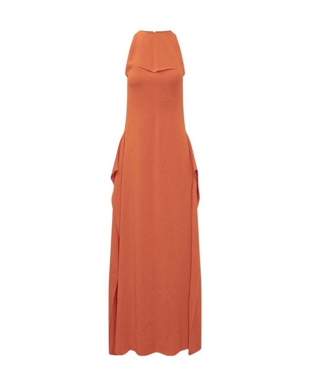 Lanvin Red Sleeveless Maxi Dress