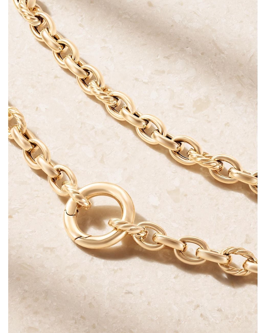 David Yurman Metallic 18-Karat Necklace