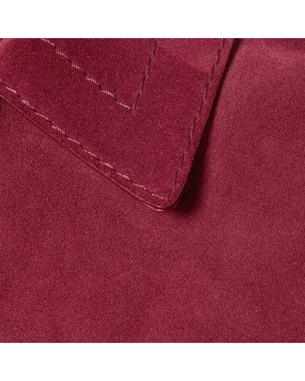 Gucci Red Horsebit Short-Sleeeve Shirt Dress