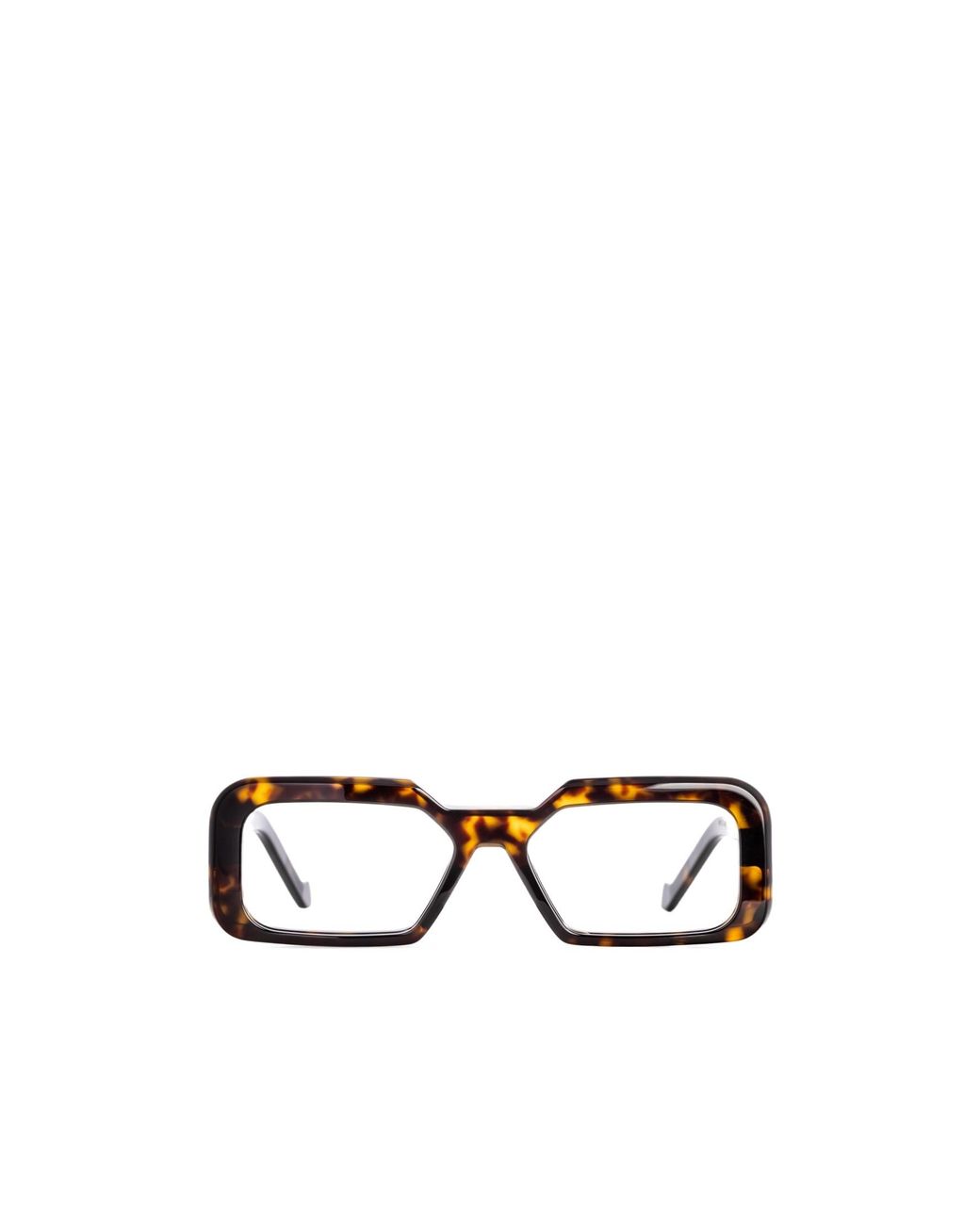 VAVA Eyewear White Tortoiseshell-Effect Square Glasses for men