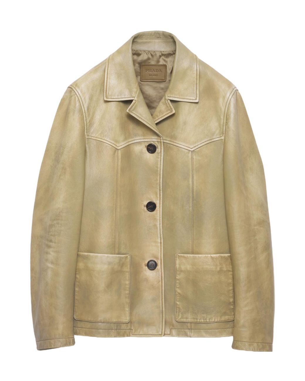Prada Natural Nappa Leather Jacket