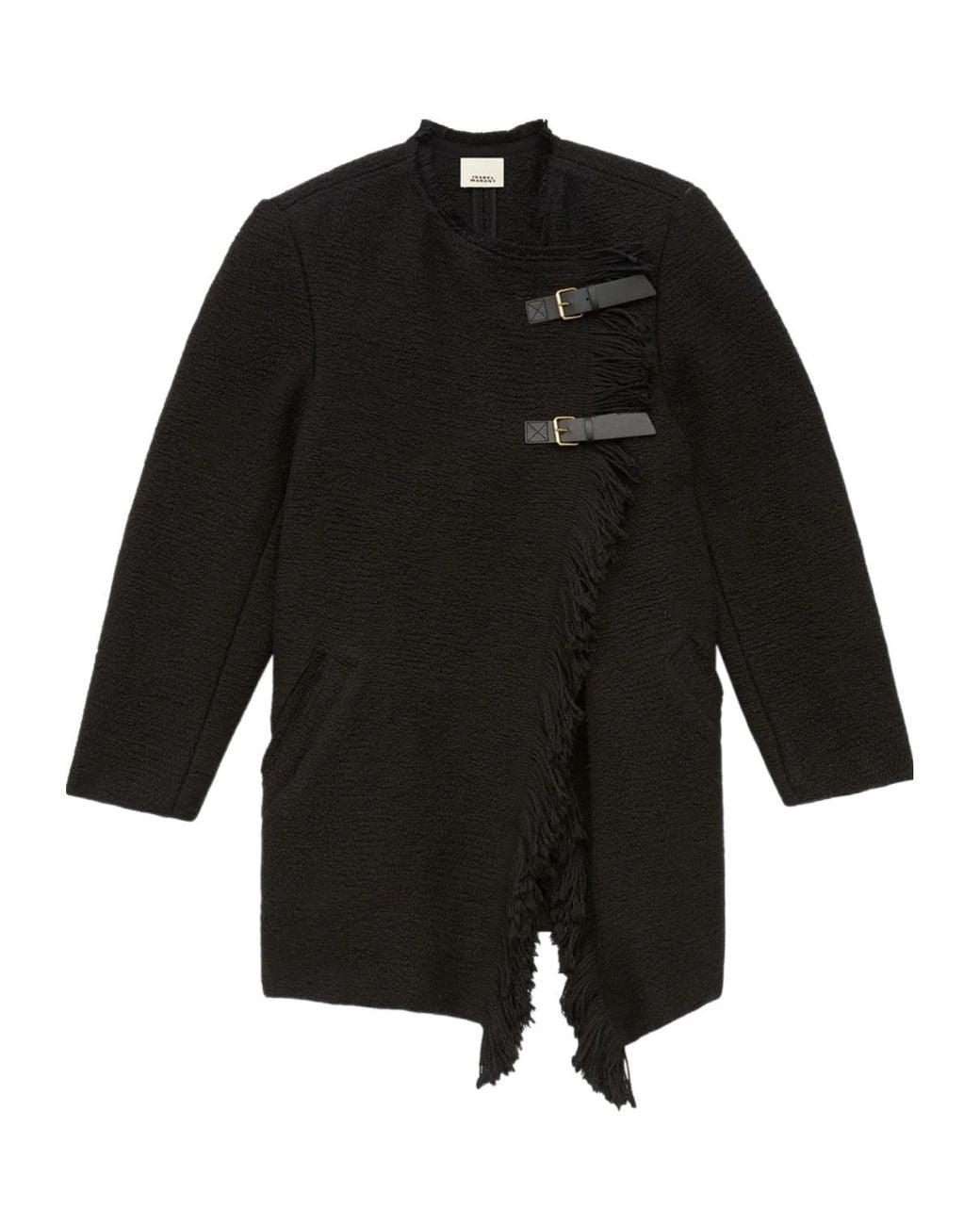 Isabel Marant Black Garmia Asymmetrical Front Jacket