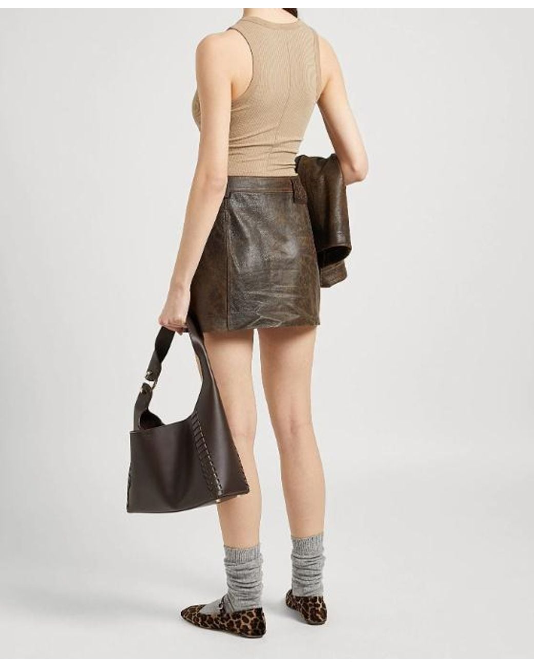 MAX&Co. Brown Mini Skirts