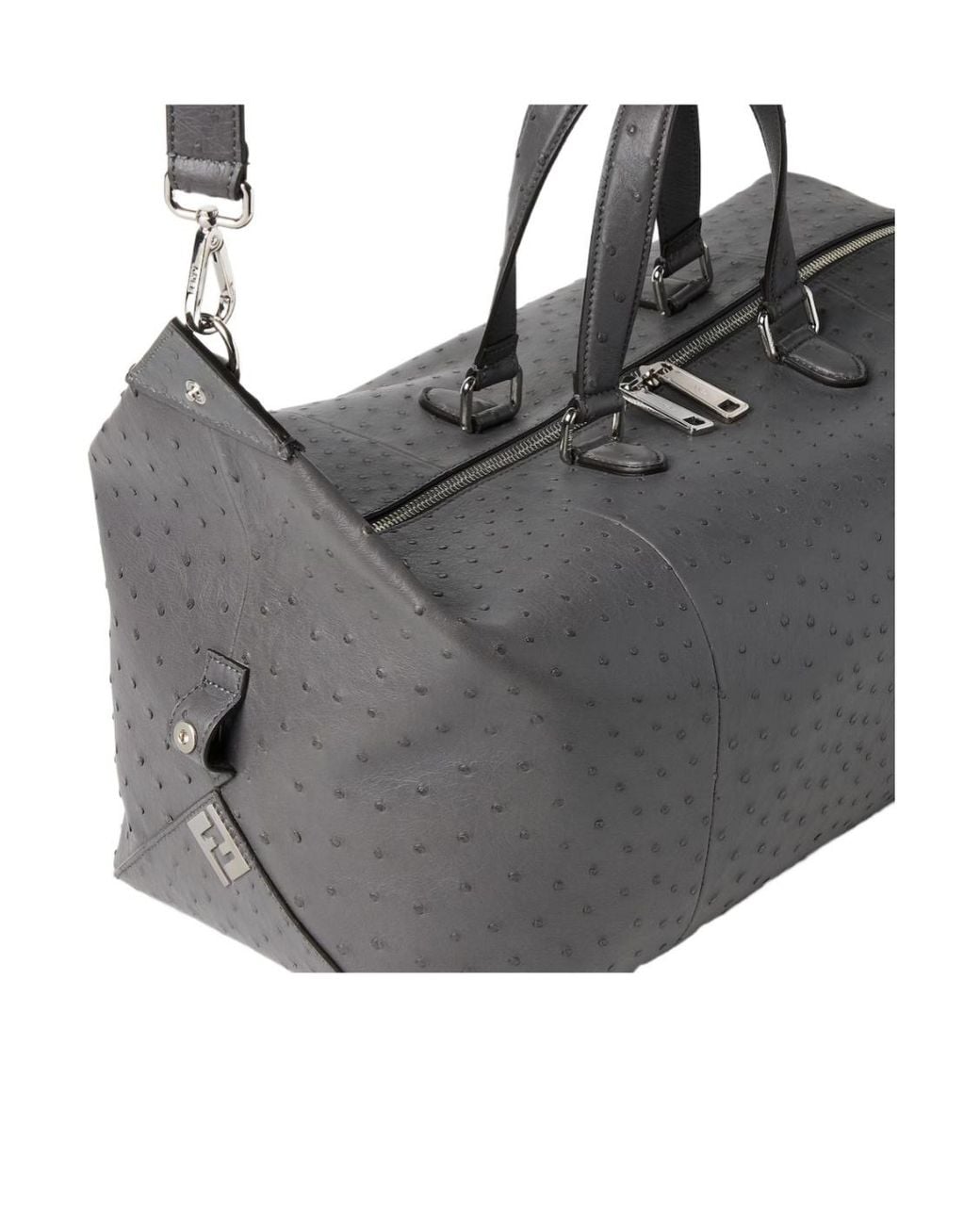 Fendi Gray Lui 45 Duffle for men