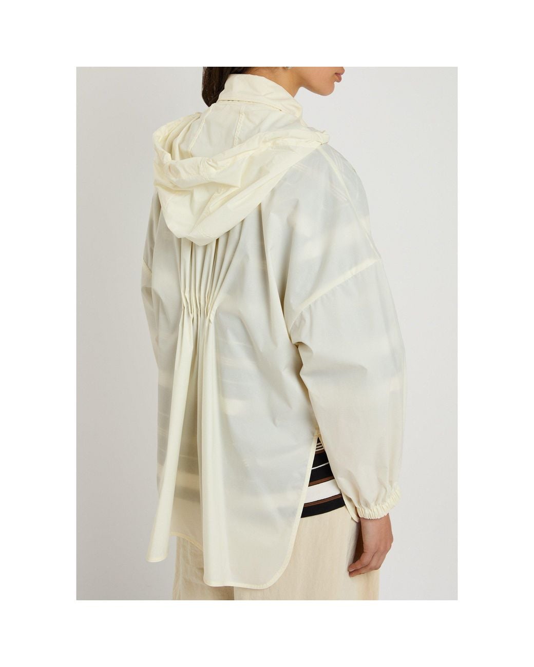 Moncler White Windproof Lightweight Jacket