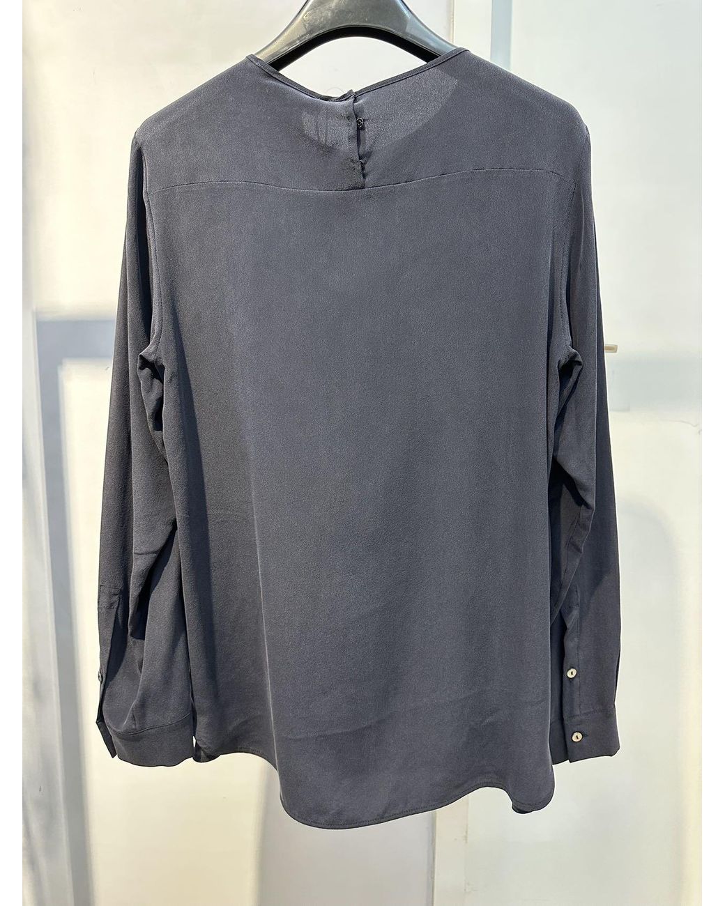 Max Mara Gray Long-Sleeved Shirt