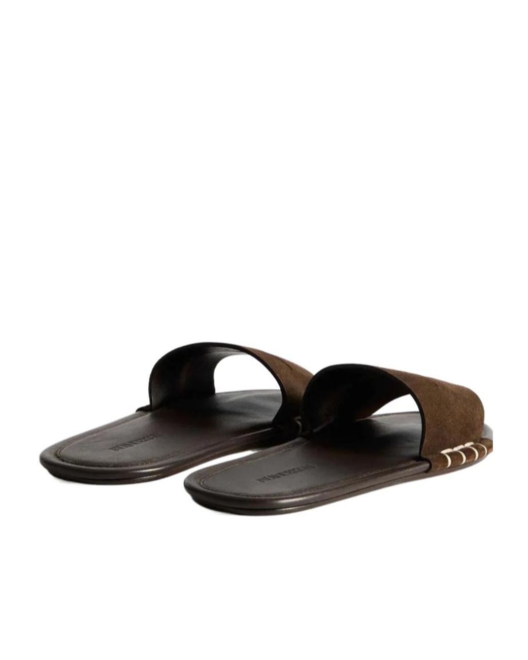 J.W. Anderson White Loafer Mule Slides