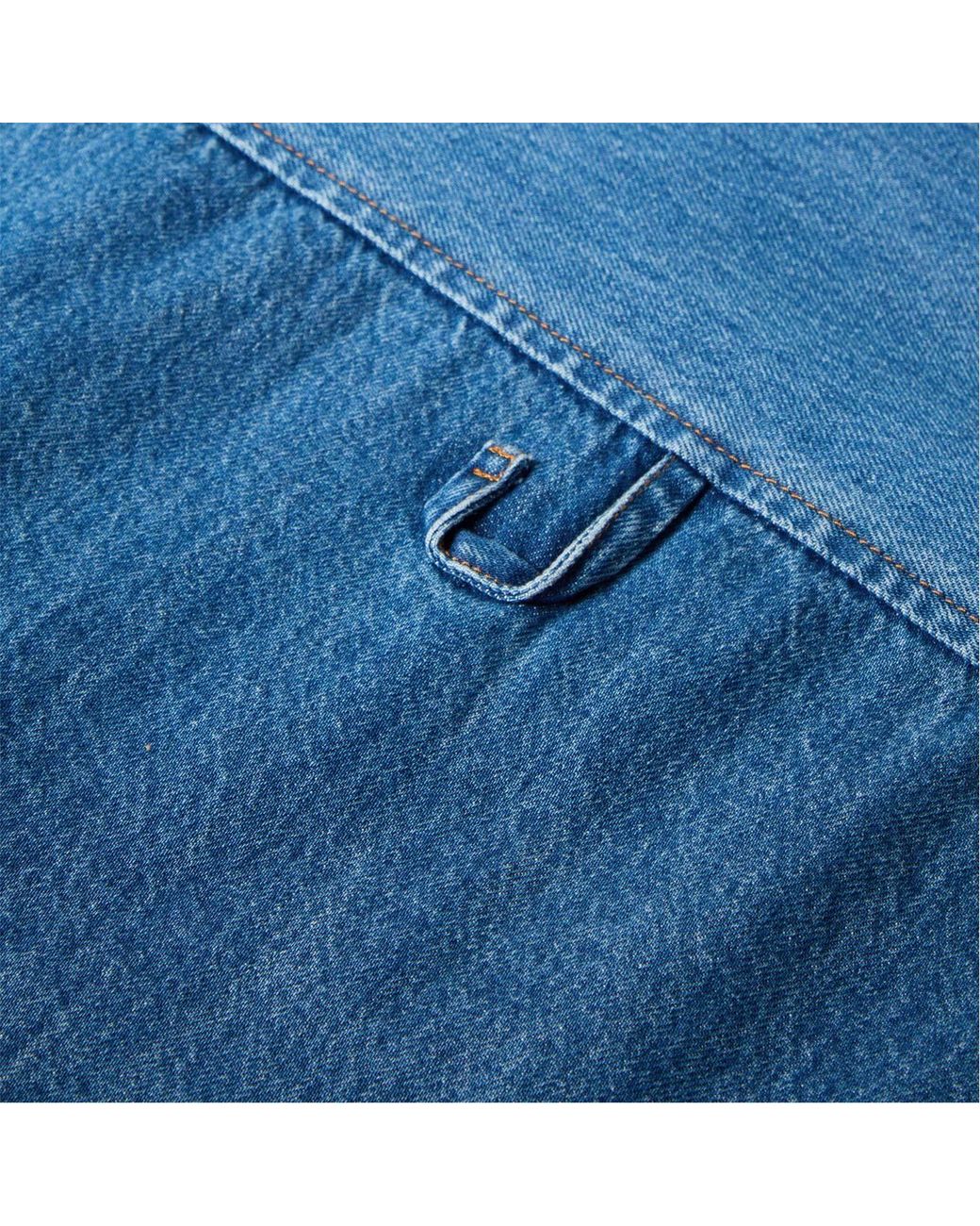 Jacquemus Blue Long-Sleeved Denim Shirt for men
