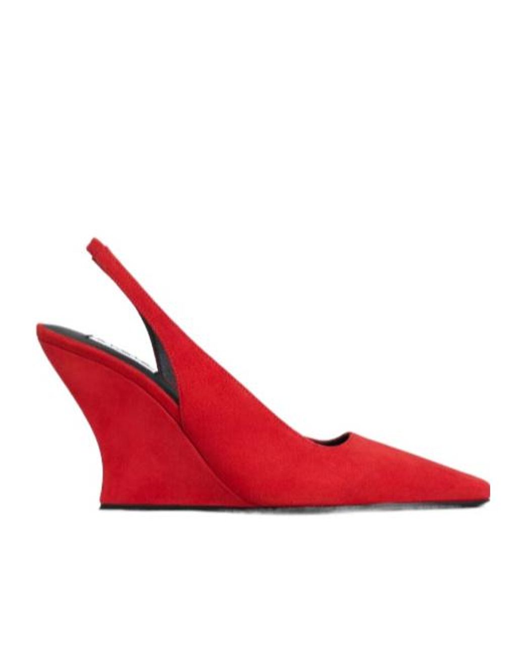Alaïa Red Wave Slingbacks