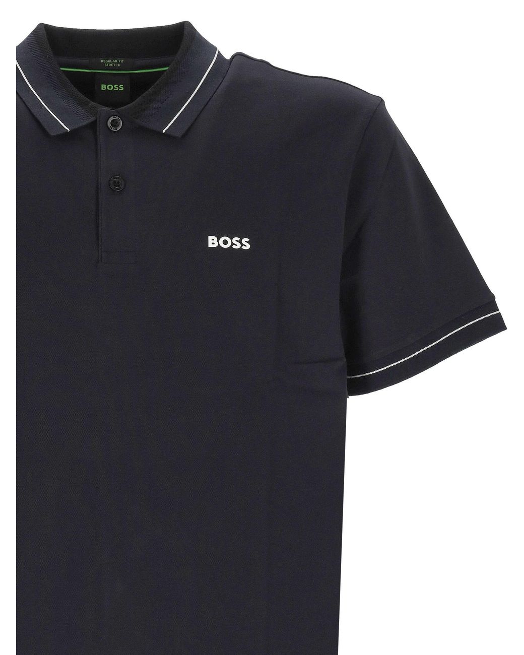 Boss Black Boss Tipped Logo Polo Shirt for men