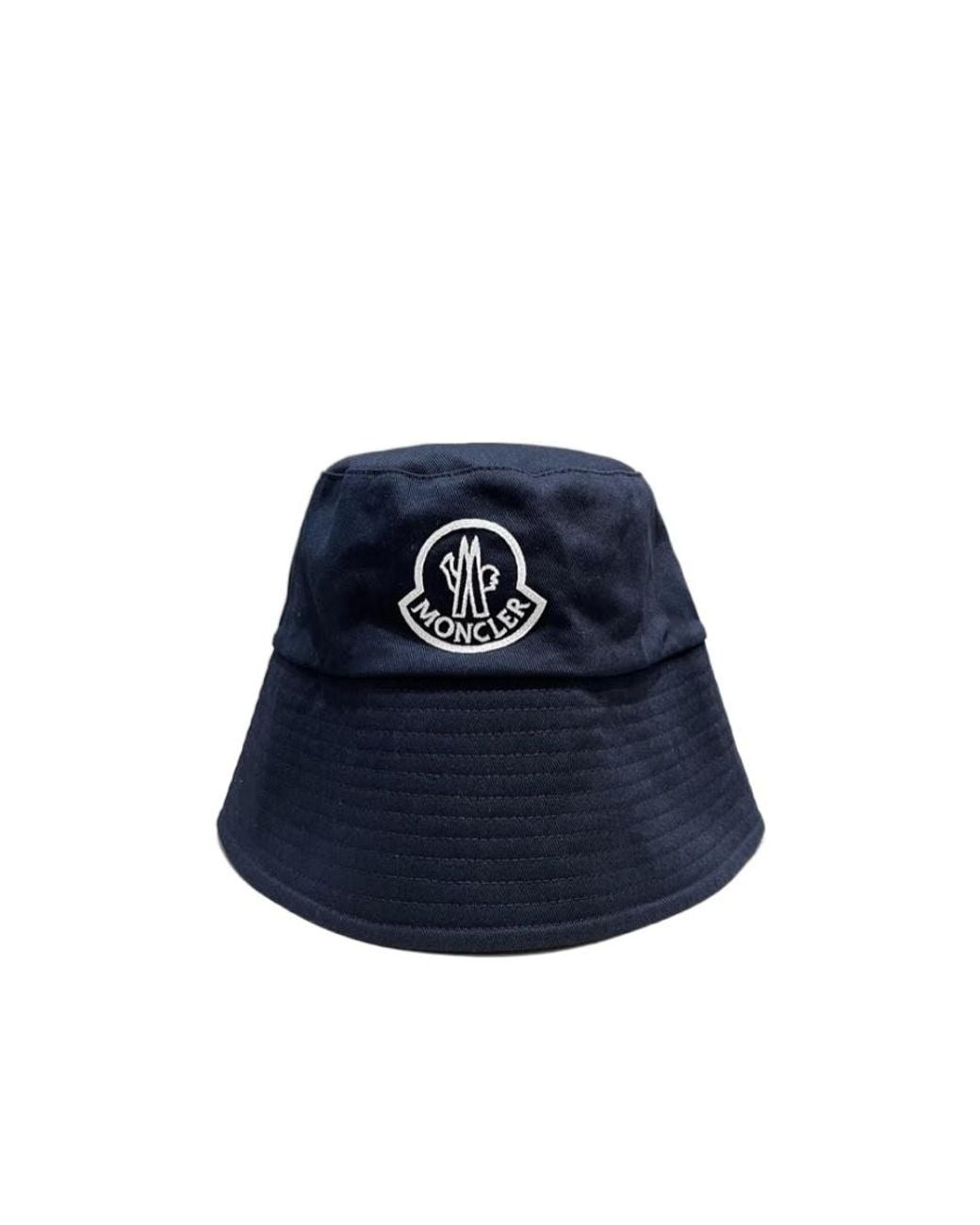 Moncler Blue Logo Fisherman's Hat