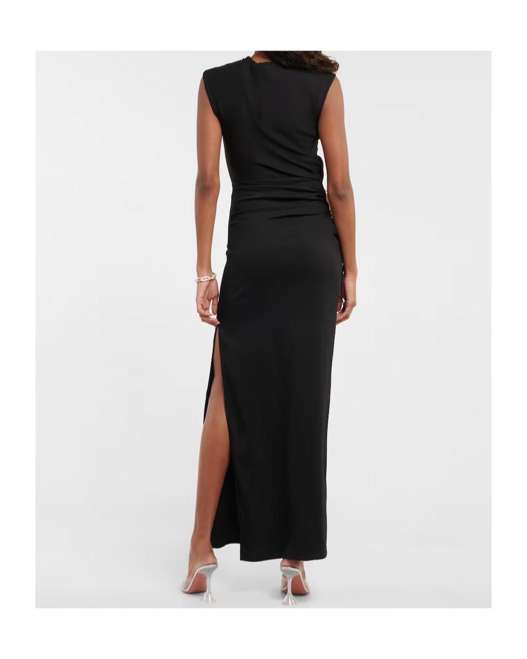 Christopher Esber Black Embellished Openwork Dress