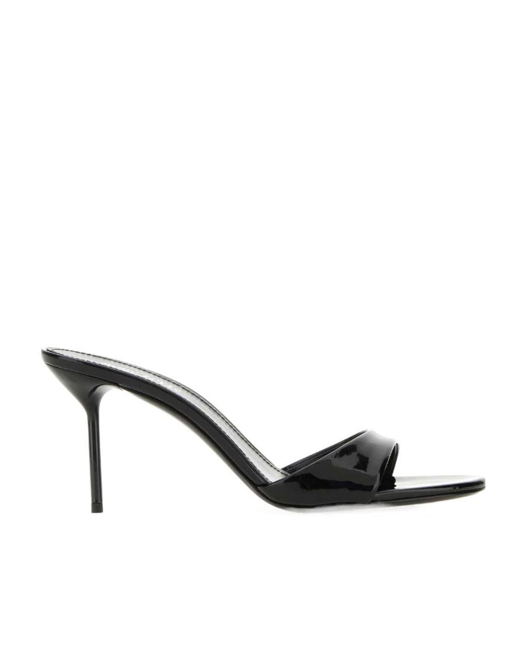 Paris Texas Black Lidia 70 Heeled Mules