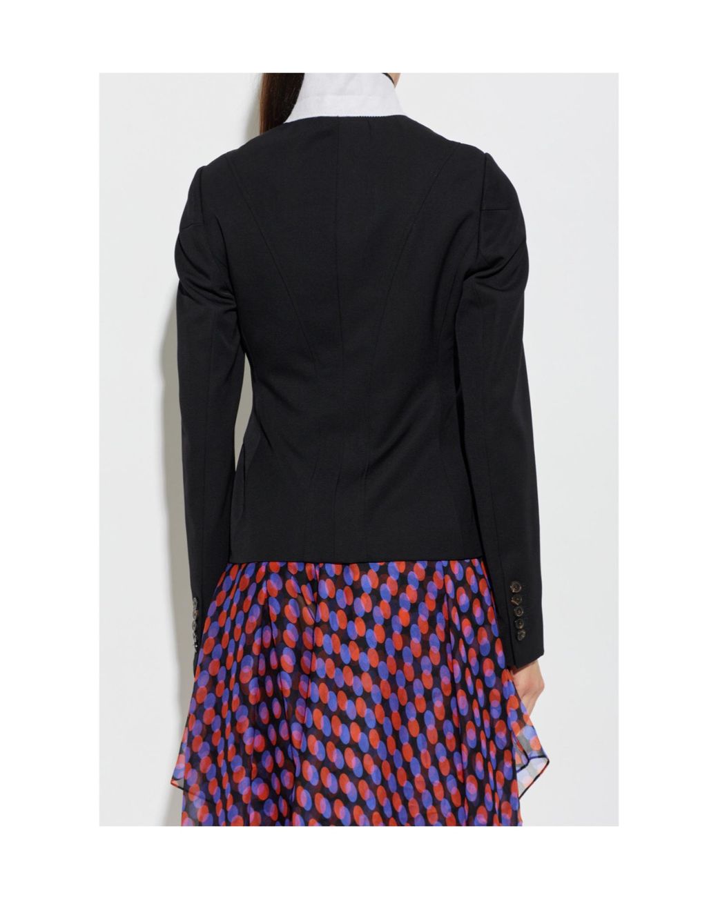 Dries Van Noten Black Long-Sleeved Casual Jacket
