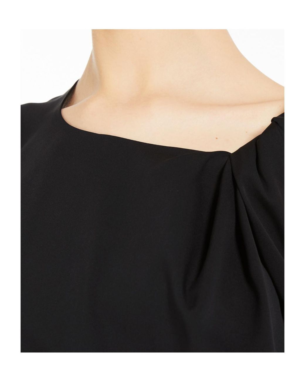 Sportmax Black Sleeveless Torchon Dress