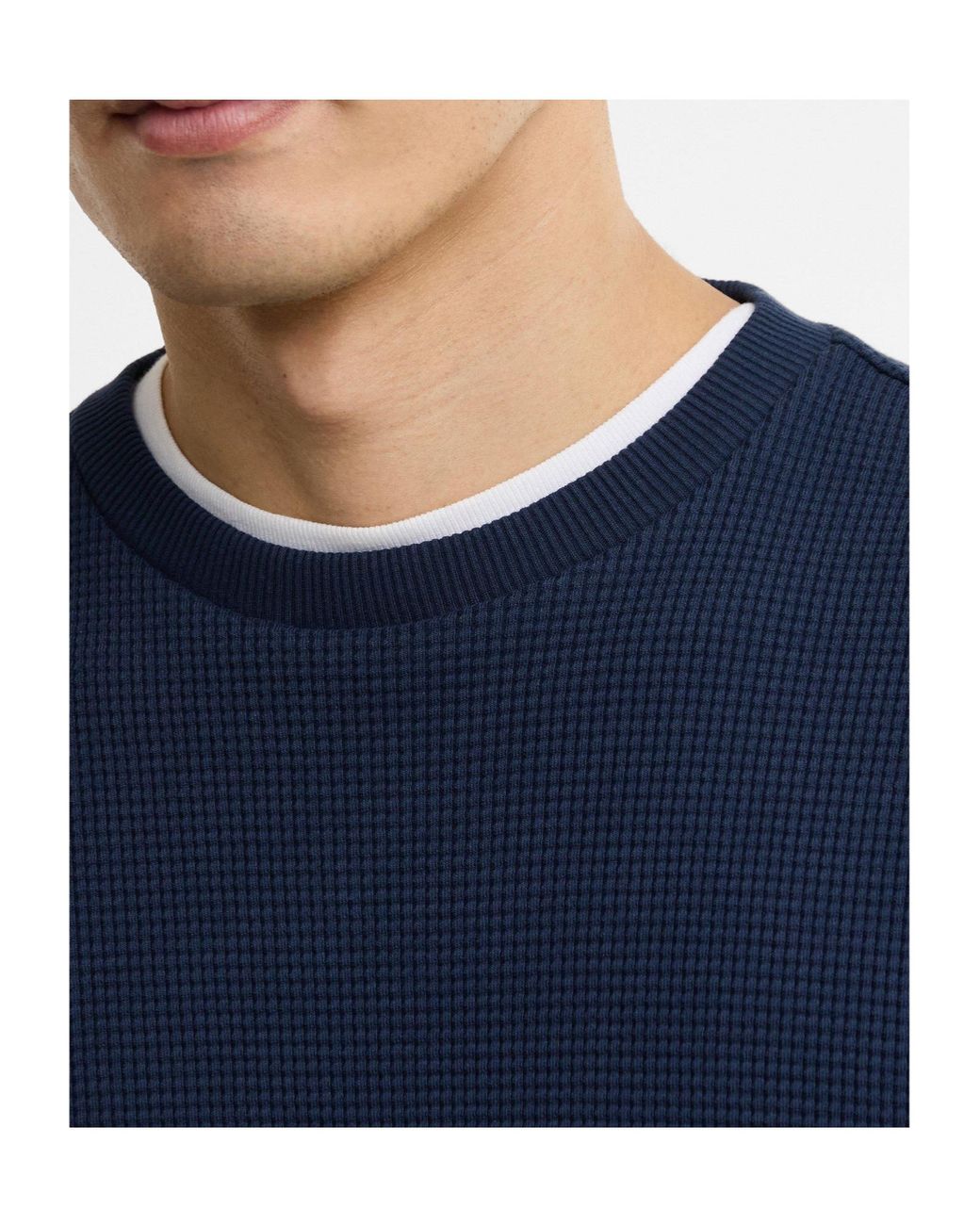 Barbour Blue Versatile Comfortable Long-Sleeve Sweatshirt for men