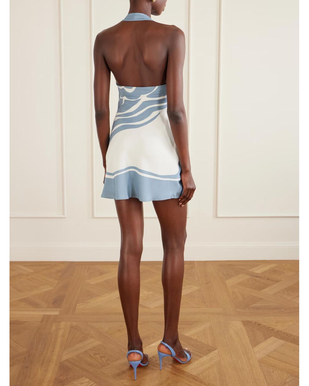 Sir Blue Backless Dress
