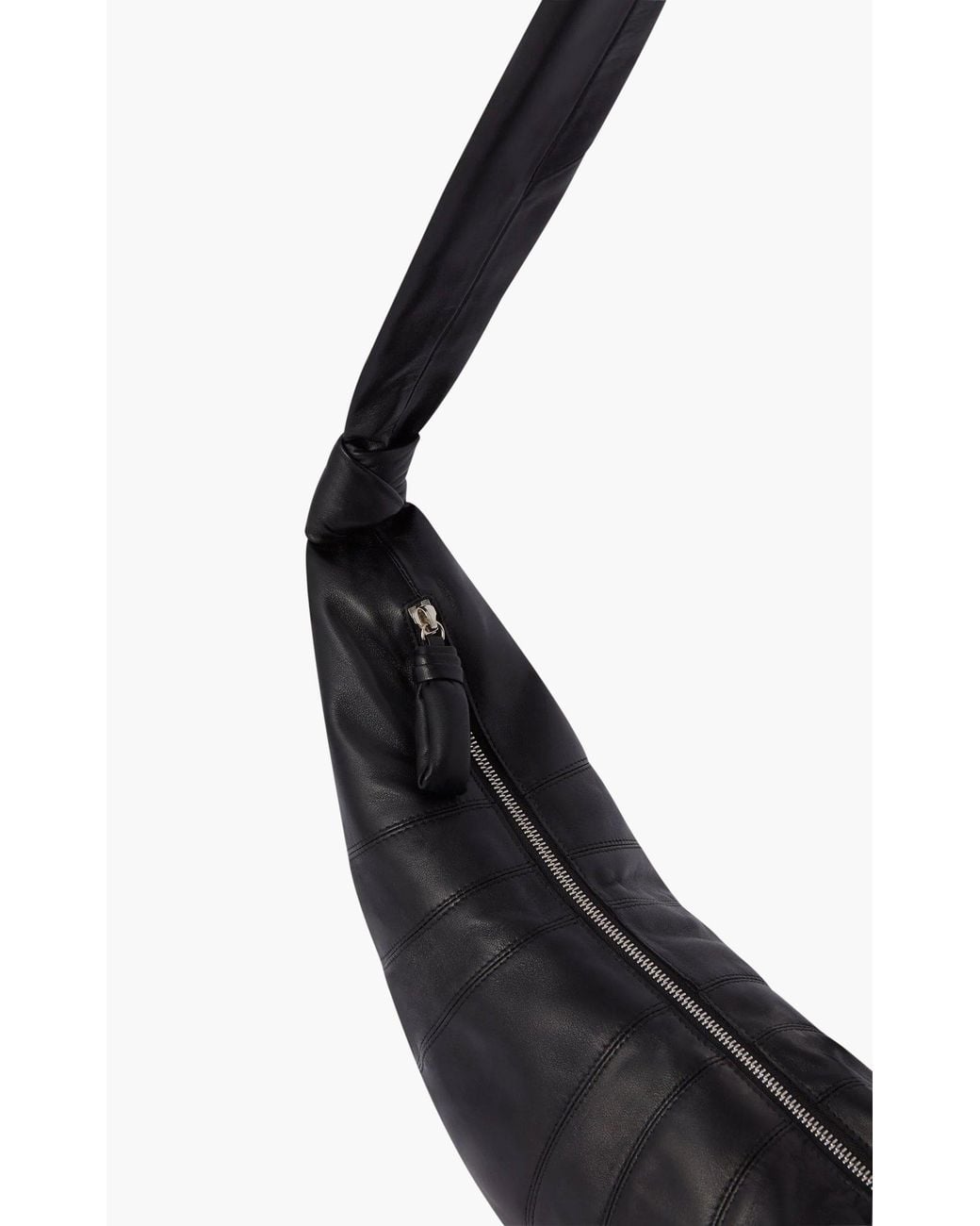 Lemaire Black Croissant Medium Shoulder Bag for men