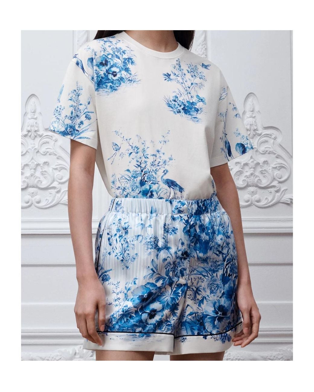 Dior Blue Iviera Oversized T-Shirt