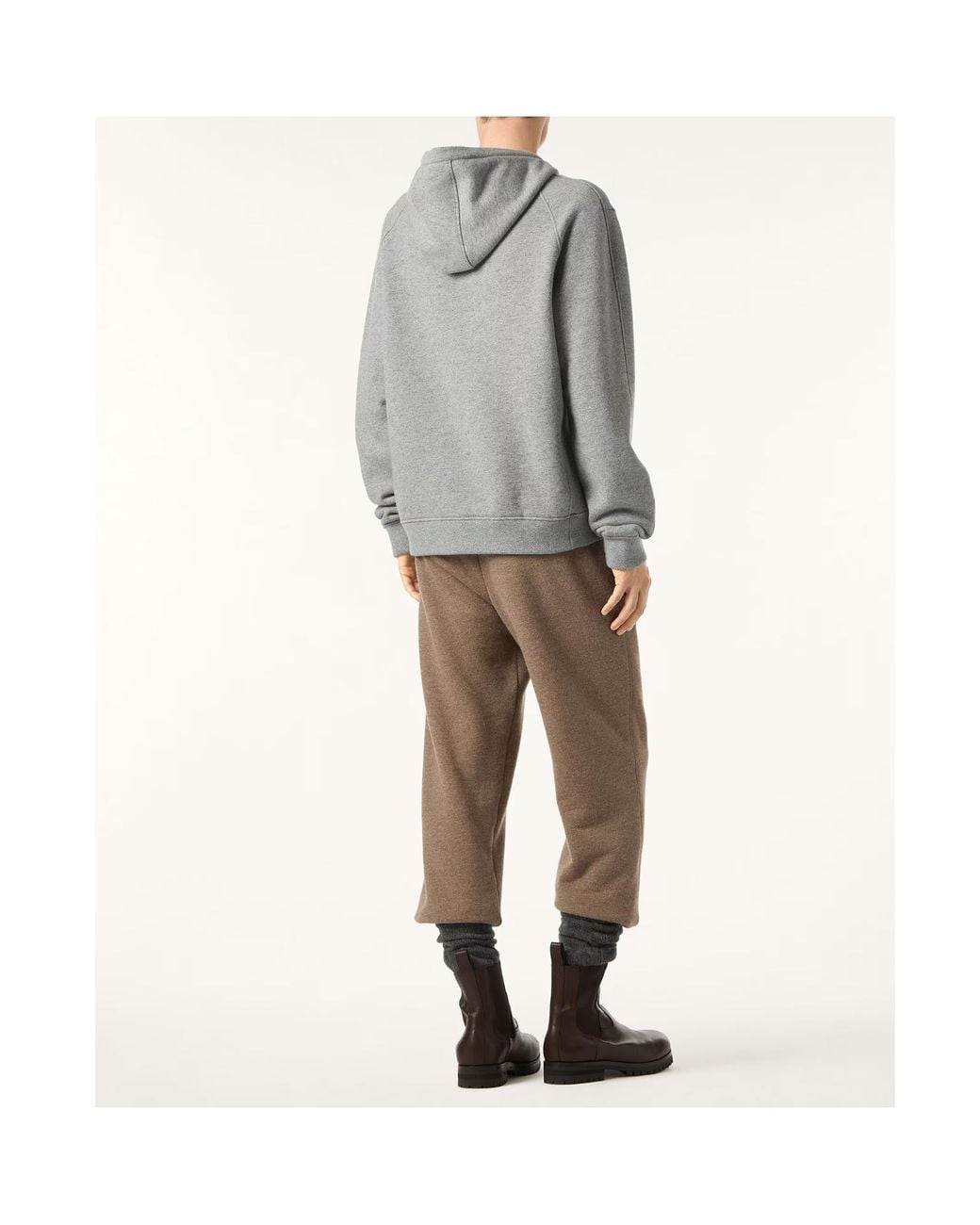 Loro Piana Gray Umbrella Pine Sweatshirt for men