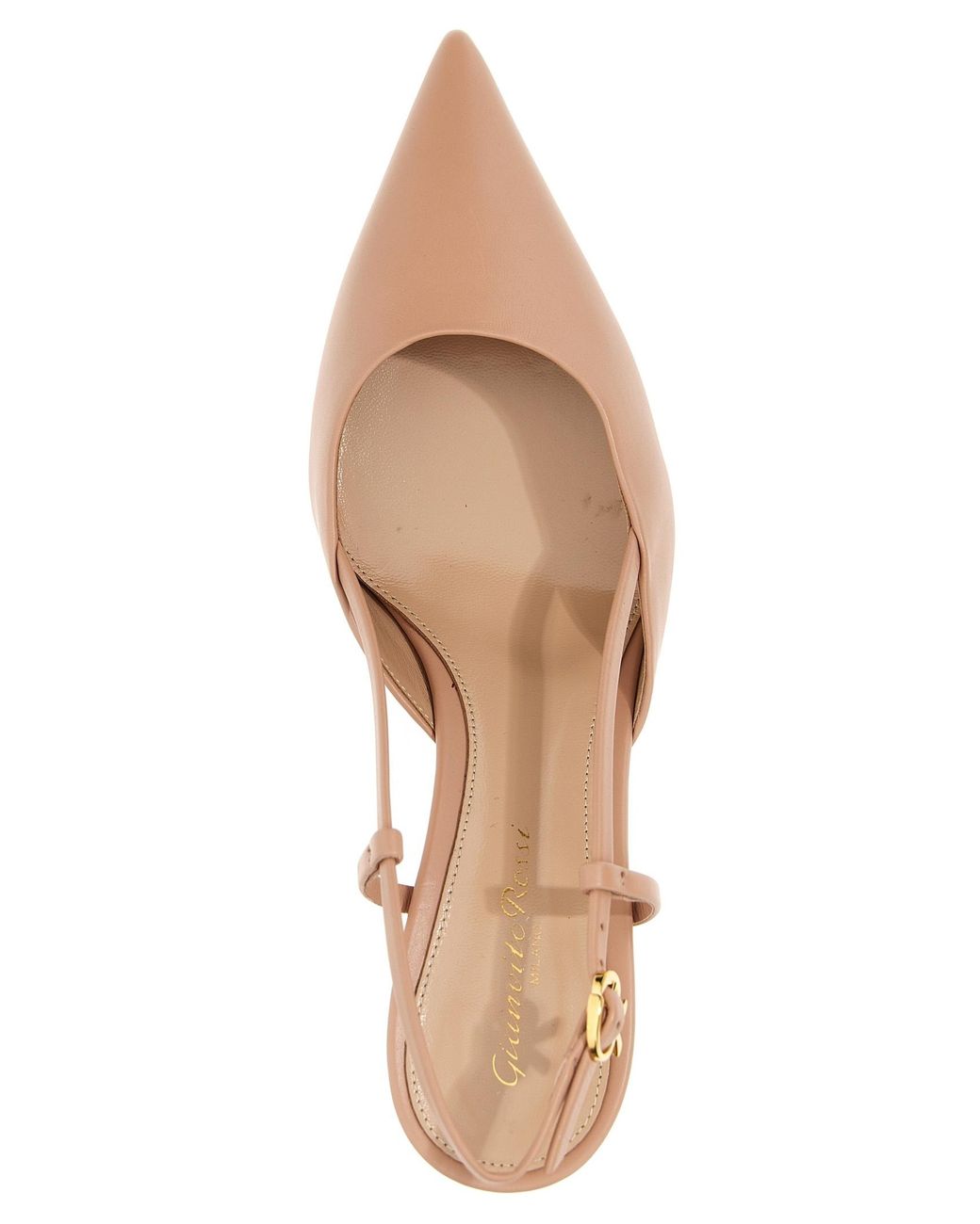 Gianvito Rossi White Logo High Heels