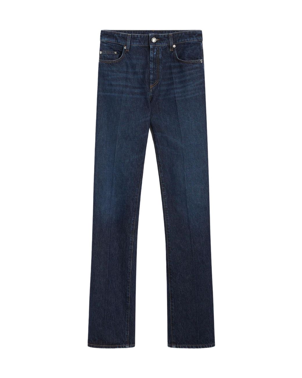 Sportmax Blue Low-Waisted Flared Jeans