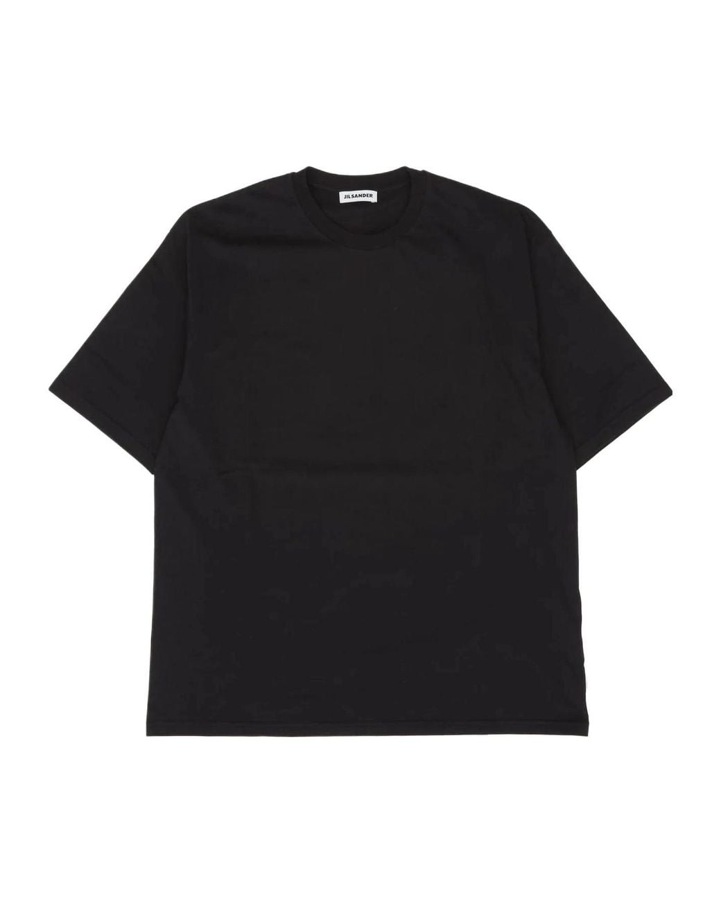 Jil Sander Black Short-Sleeved T-Shirt for men