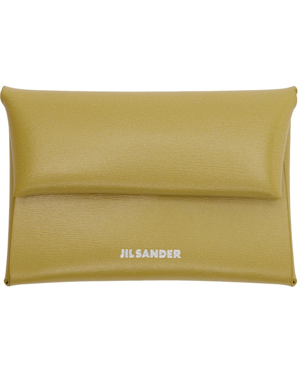 Jil Sander Yellow Folded Coin Purse