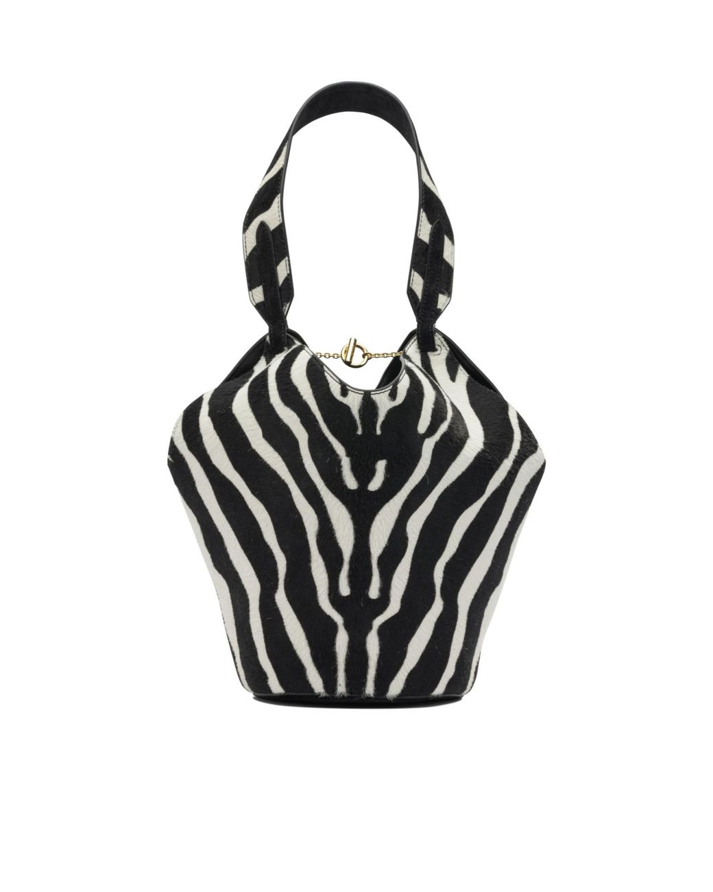Khaite Black Lotus Mini Tote Bag