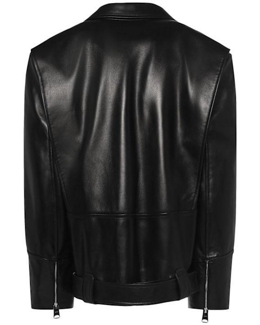 Khaite Black Hansel Leather Jacket