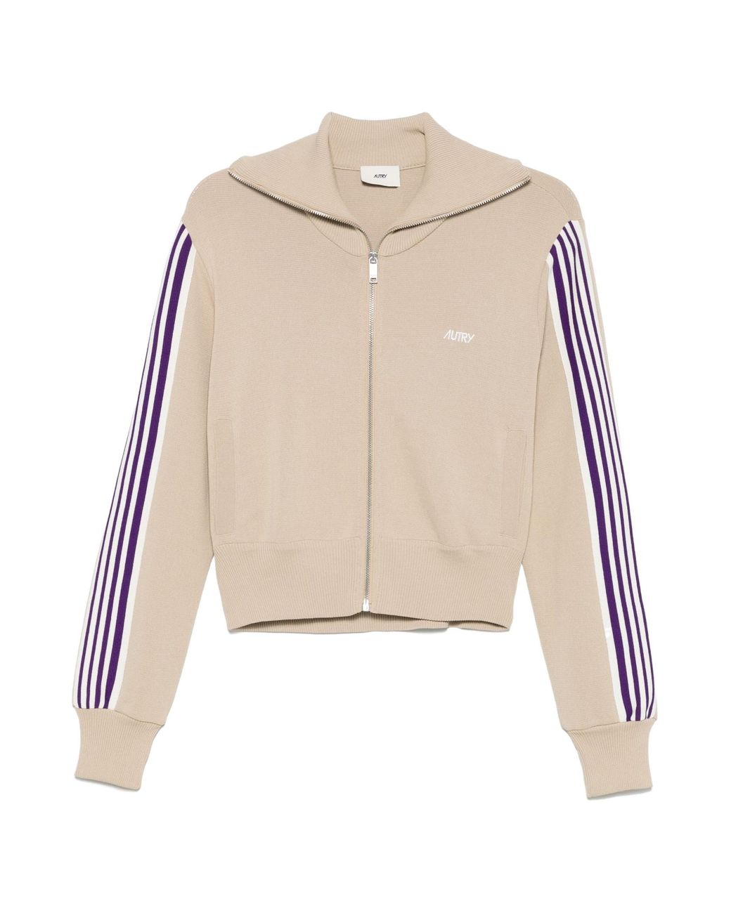 Autry Natural Knitted Tennis Zip Jacket