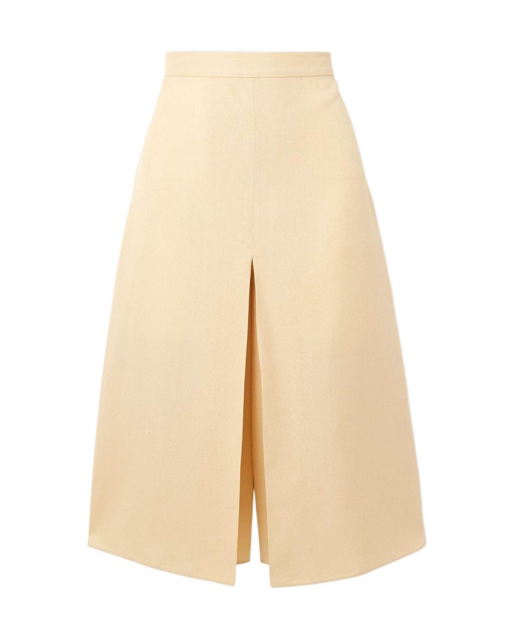 Valentino Natural Wide-Leg Skirt