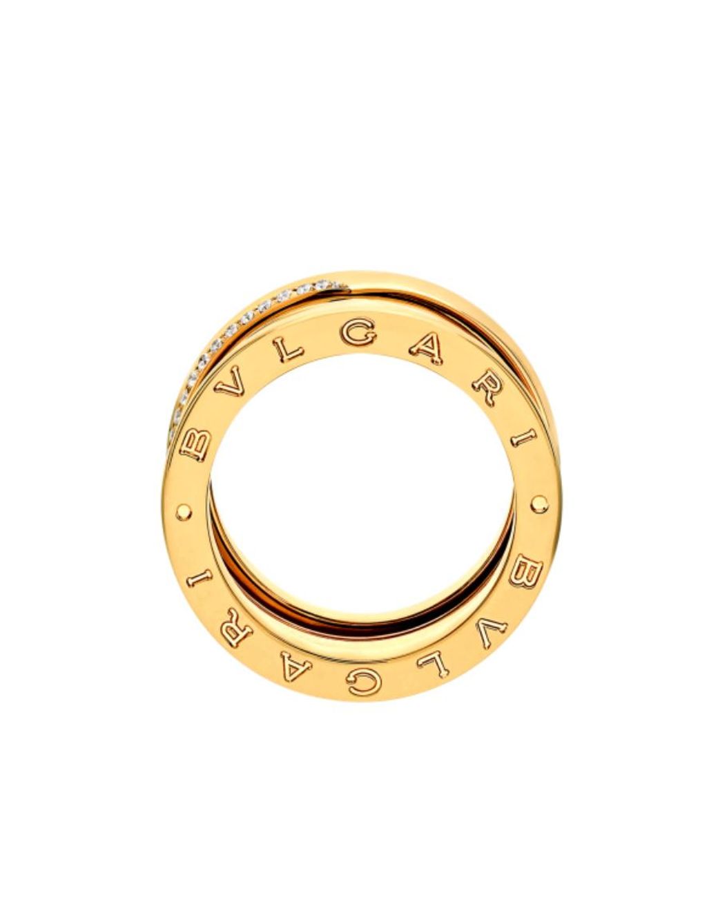 BVLGARI Logo Ring in Metallic | Lyst