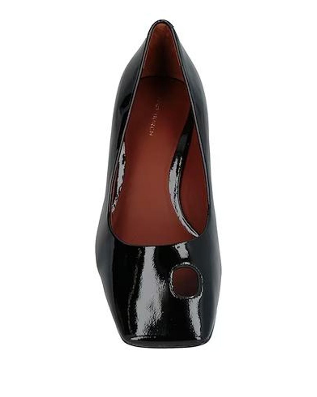 Tory Burch Black Square-Toed High Heels