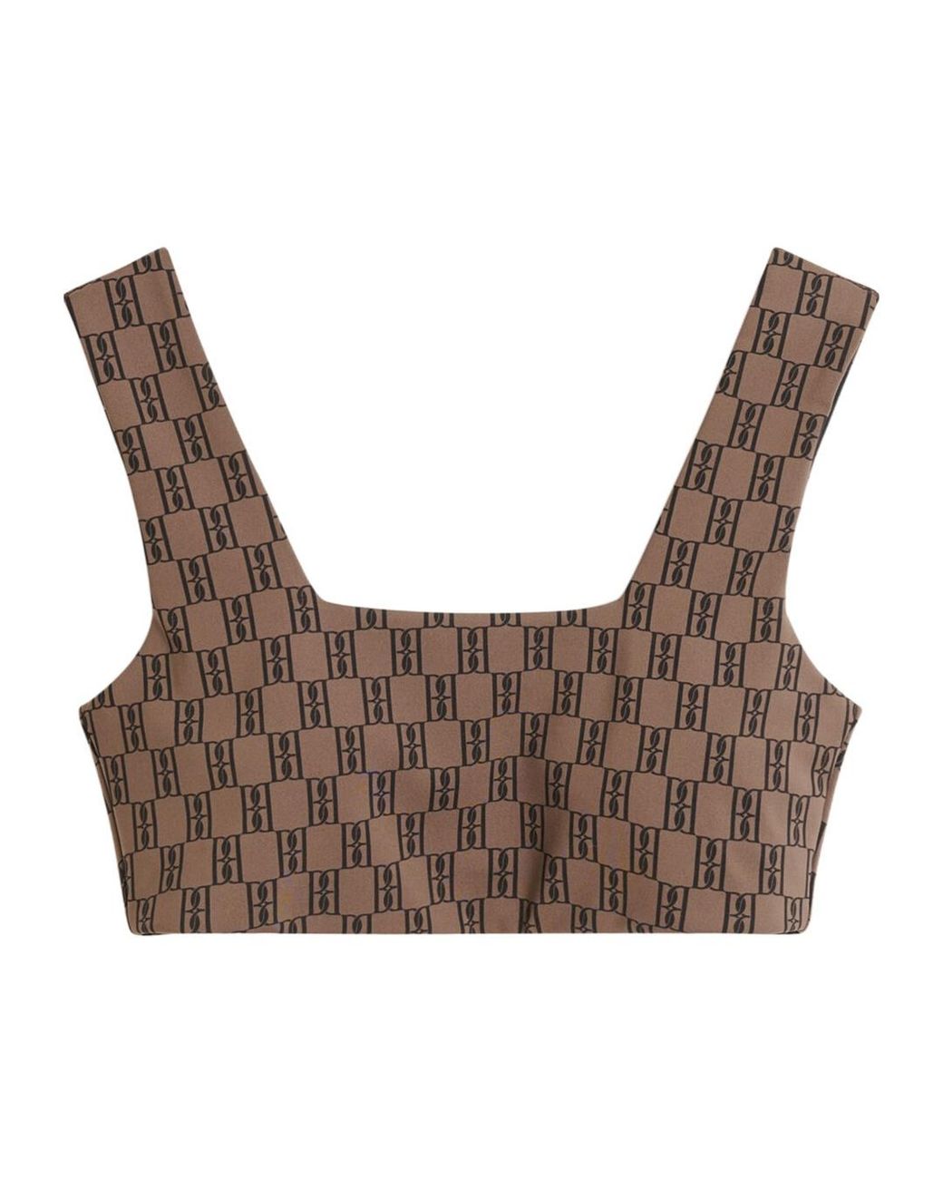 By Malene Birger Brown Braga Cropped Top