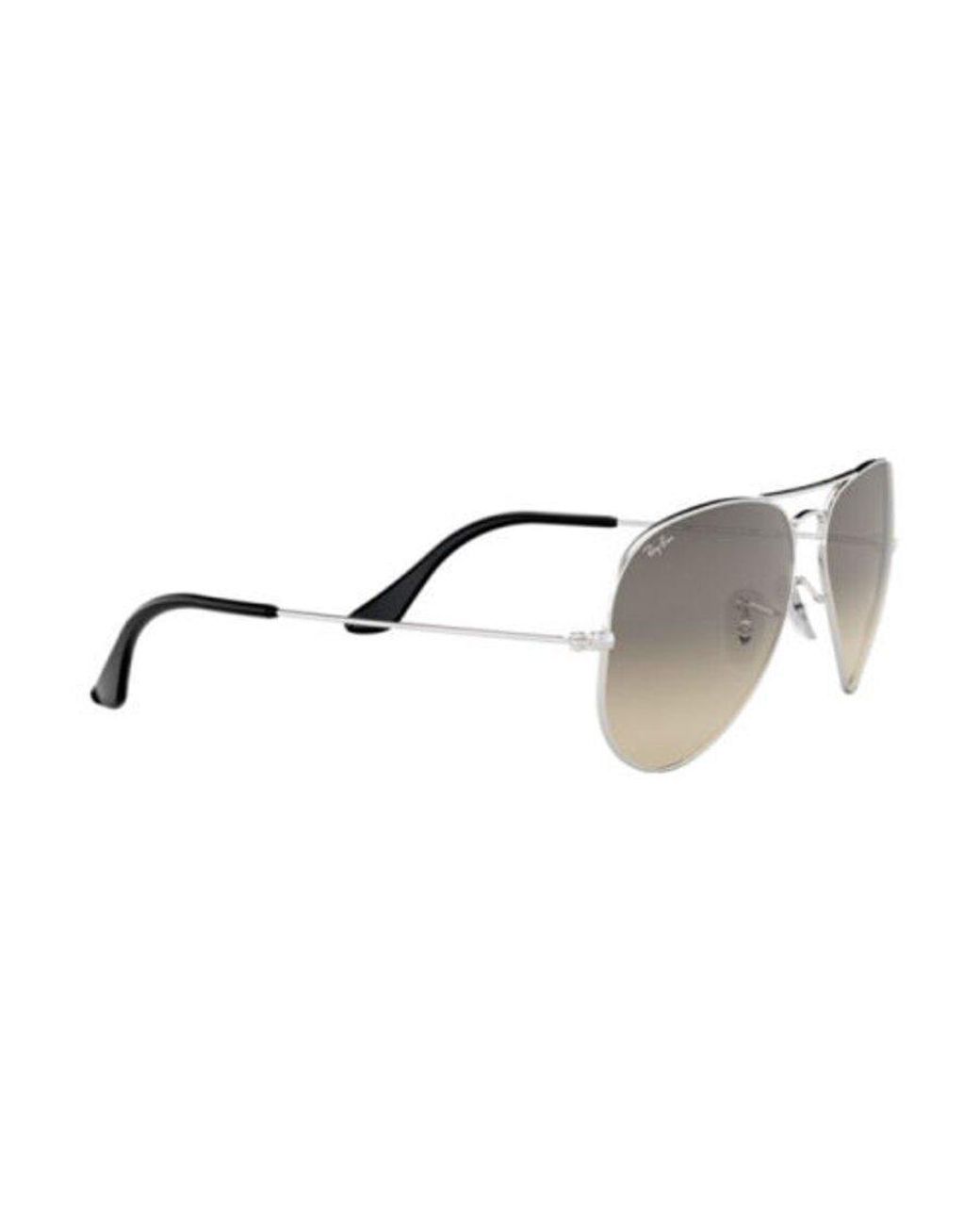 Ray-Ban Metallic Aviator Frame Sunglasses for men