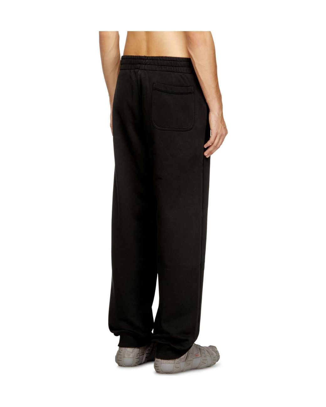 DIESEL Black P-Marky-Lod Tapered Leg Pants for men