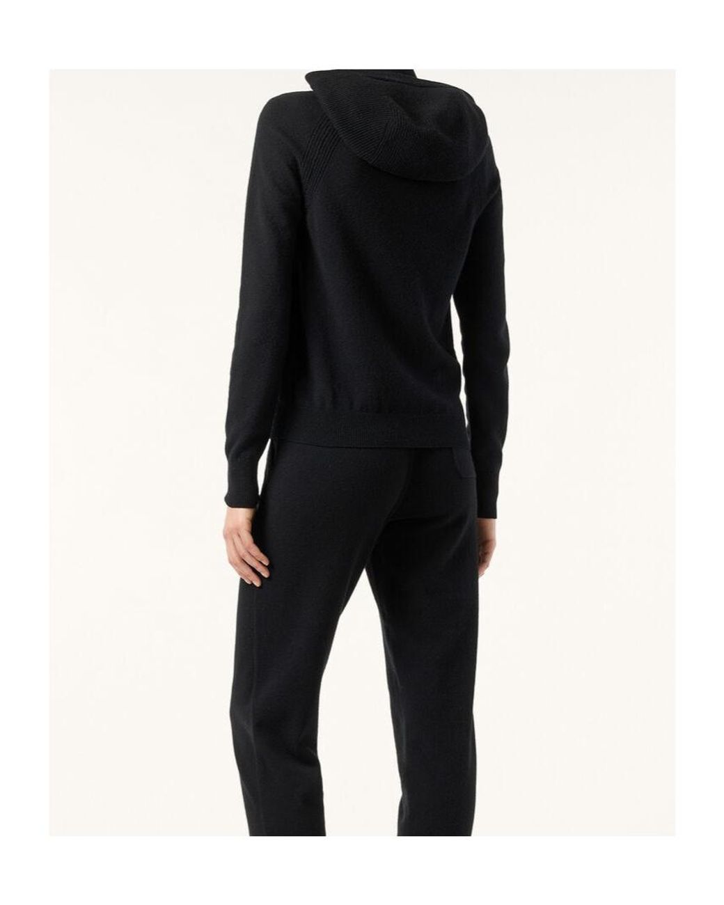 Loro Piana Blue Zip-Up Hooded Cardigan