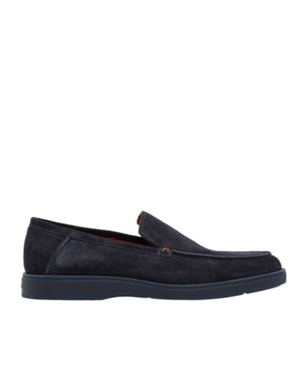 Santoni Blue Derision Classic Loafers for men
