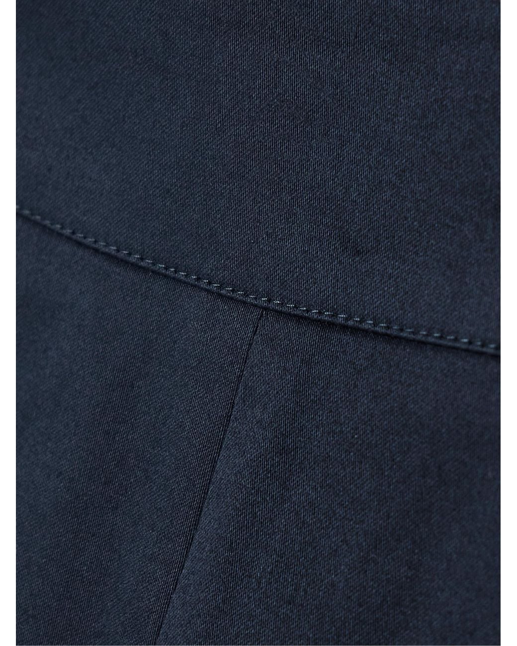 Carolina Herrera Blue High-Waisted Wide-Leg Casual Pants