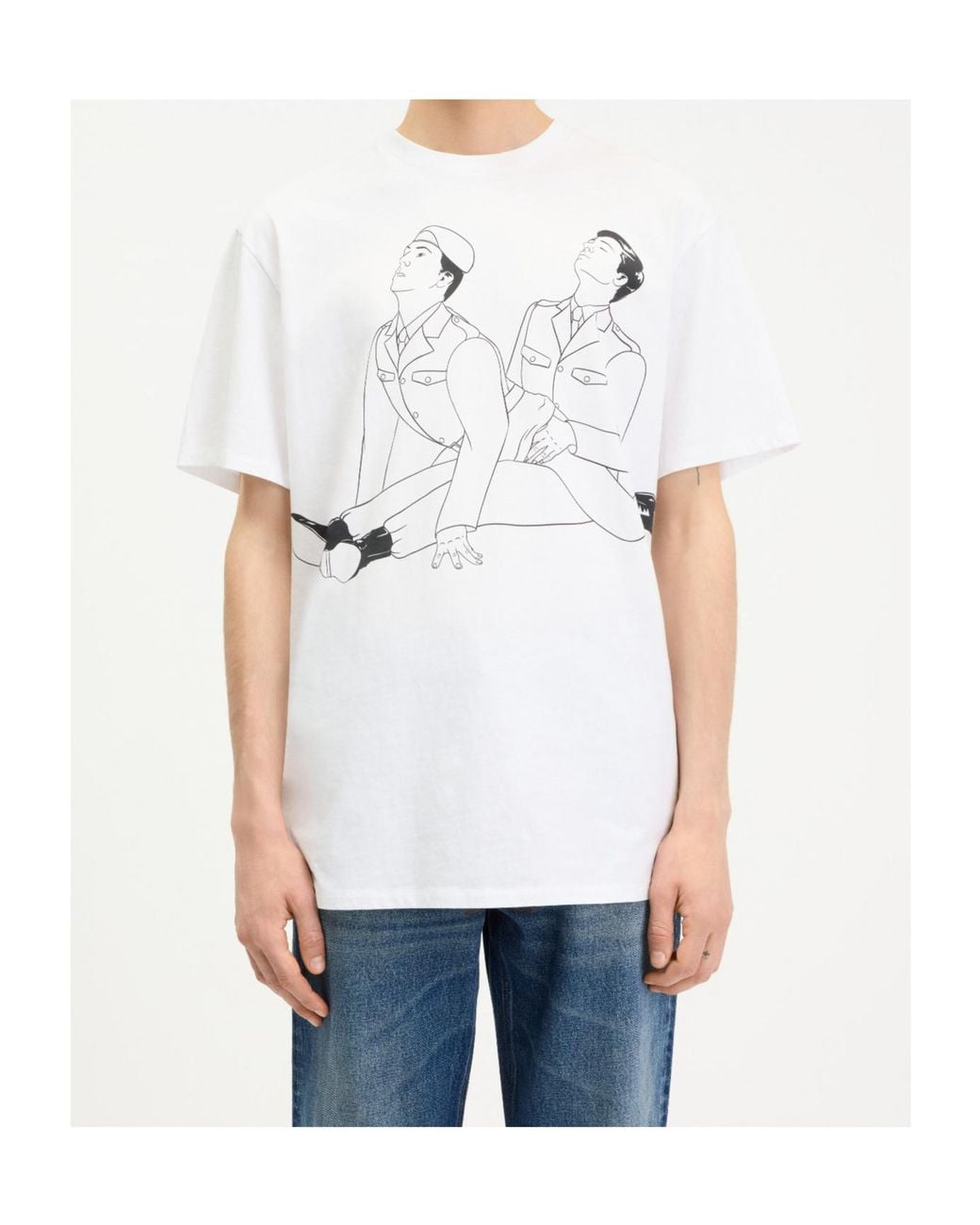 Jean Paul Gaultier White The Kamasutra Oversized T-Shirt for men