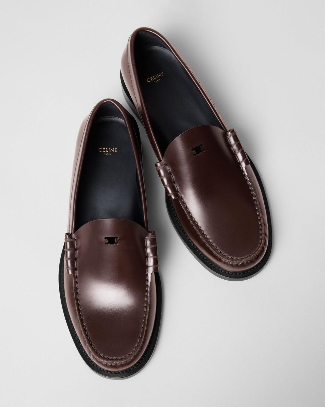 Céline Brown New Classic Loafer
