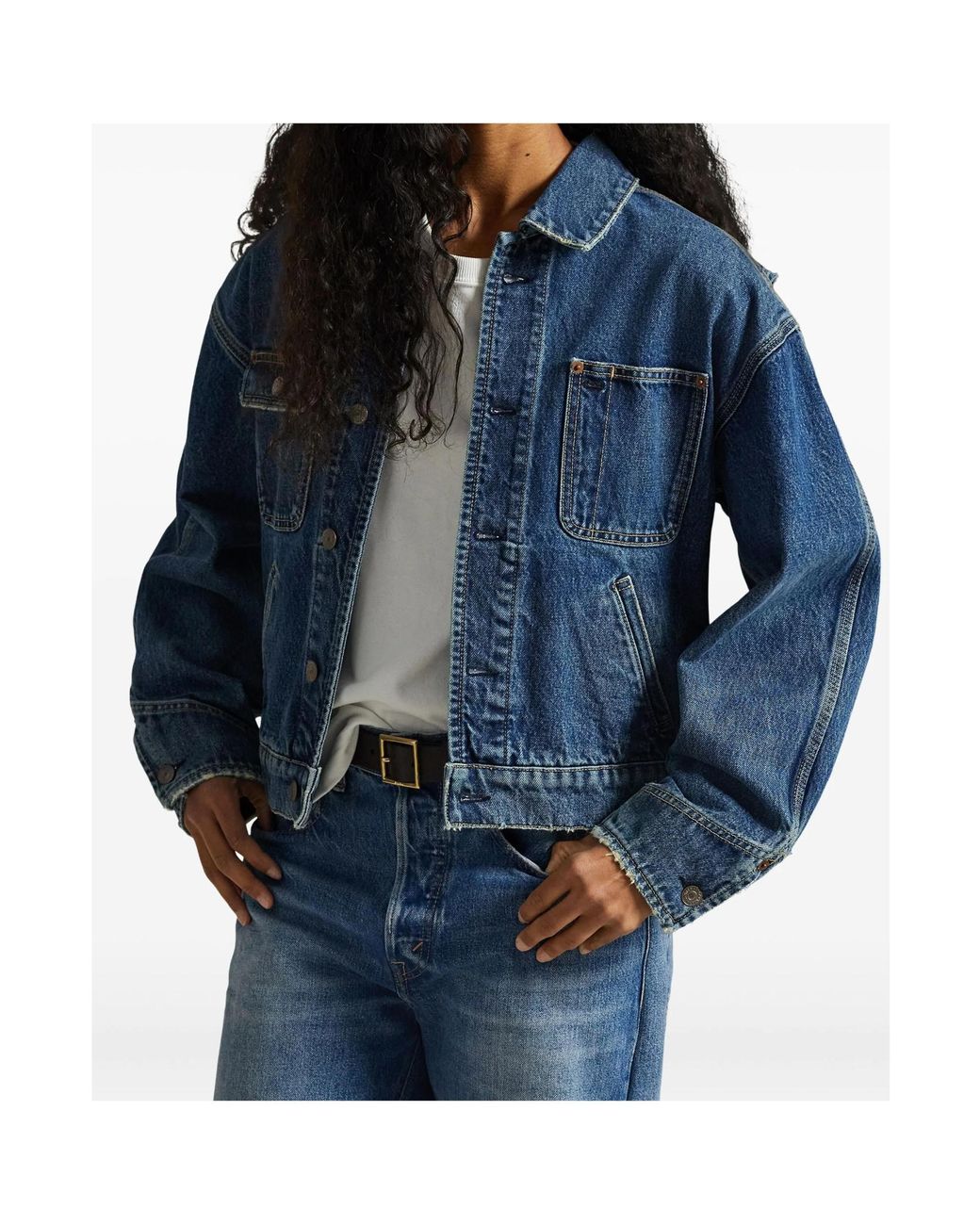 Polo Ralph Lauren Blue Buttoned Denim Jacket