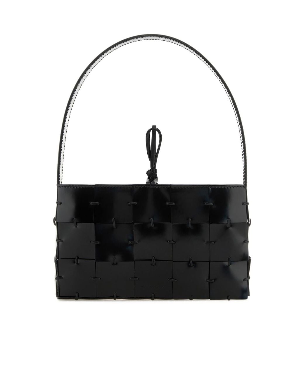 AMINA MUADDI Black Top Handle Handbag