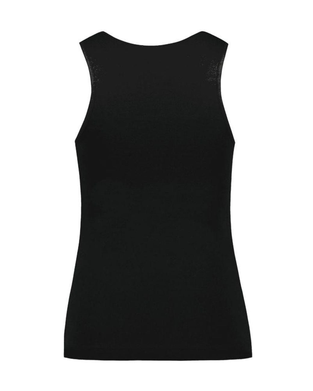 Simone Rocha Black Ruffled Tank Top